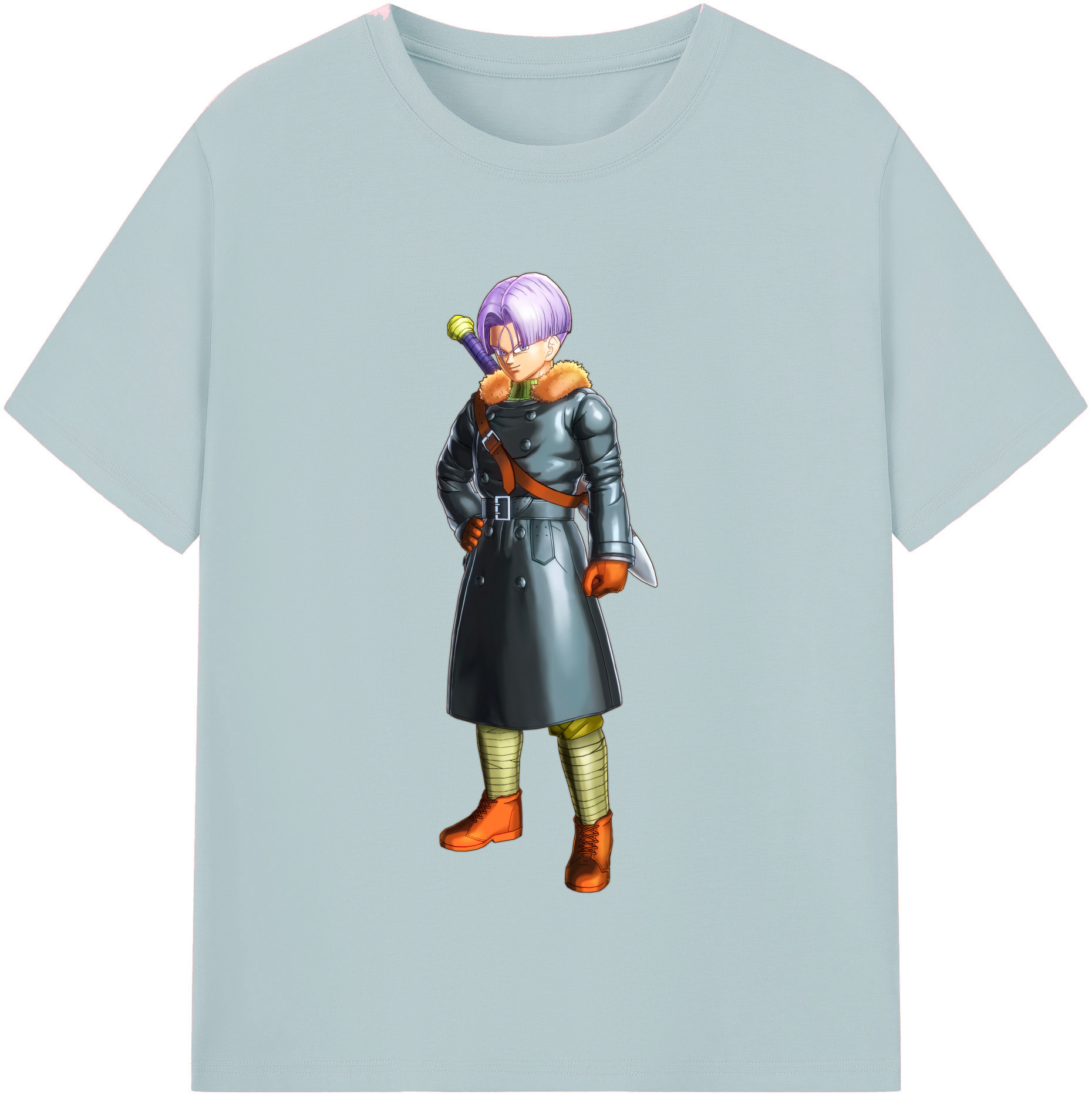 （画像用） ドラゴンボール トランクス（Torankusu）DRAGON BALL Trunks 綿100％半袖Tシャツ（フロントプリント）